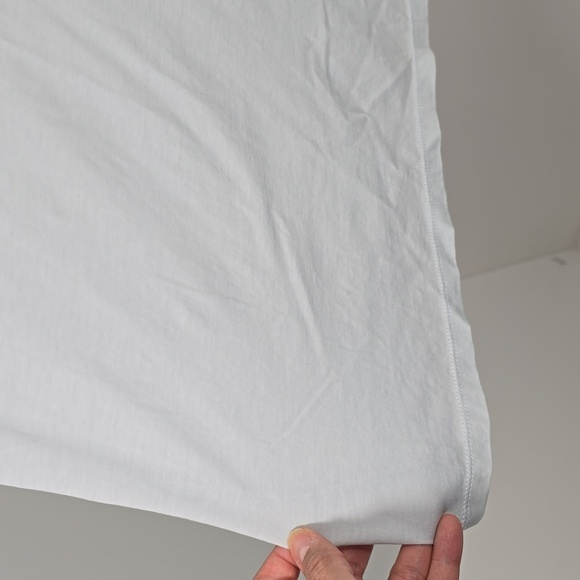 {Rebecca Taykor} NWT Ruffled Sleeve Light Blue Top - Large - Picture 6 of 12